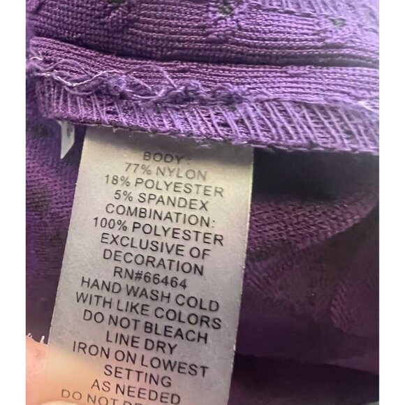 Julia Jordan Purple Textured 3/4 Sleeve‎ Sheath Dress Womens Size 2 - Picture 8 of 8